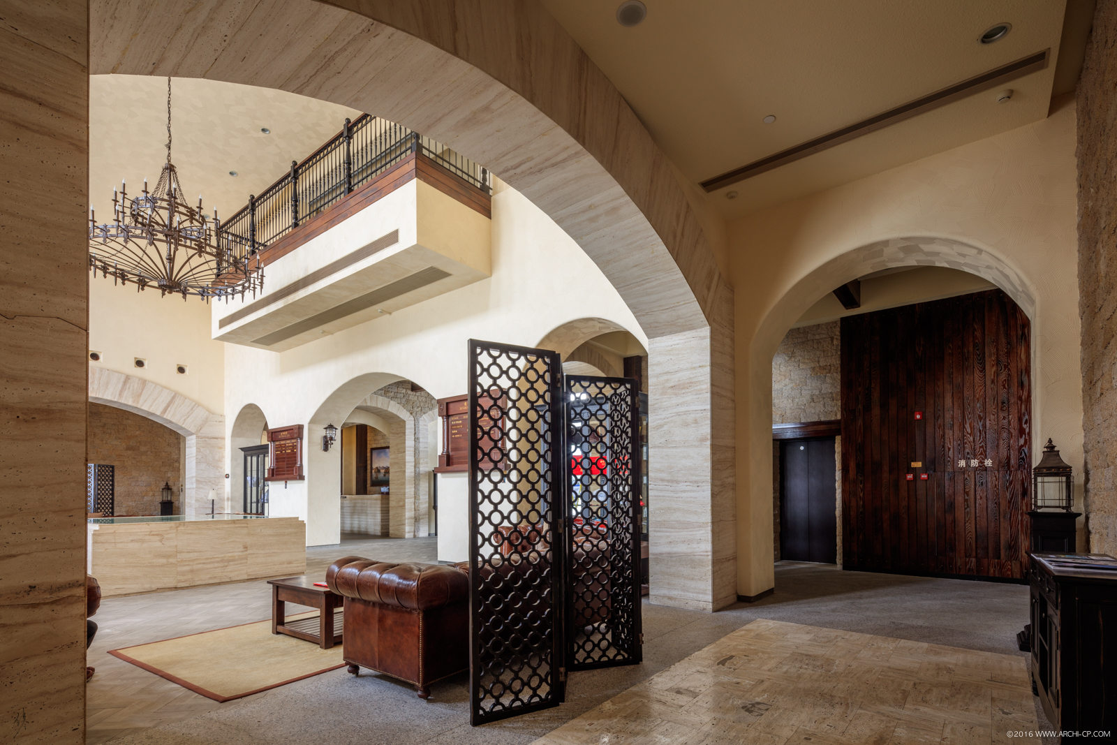 Lobby Arched Doors
