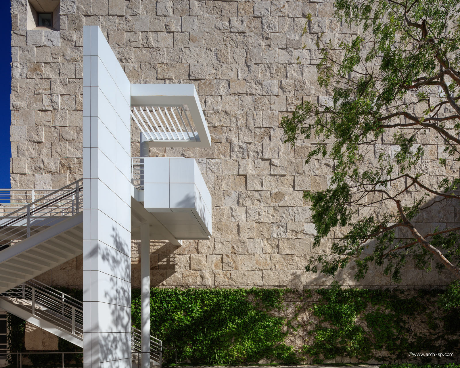 Stone Wall and Stair